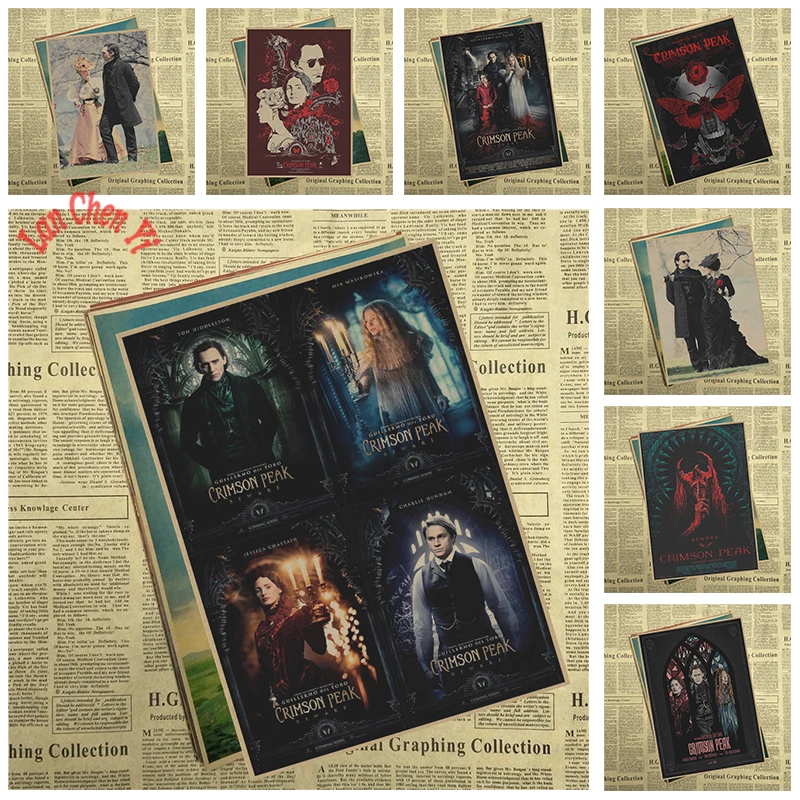 Horror film Crimson Peak Kraft Paper Poster Interior Decoration High quality Drawing core Decorative Painting
Horror film Crimson Peak Kraft Paper Poster Interior Decoration High quality Drawing core Decorative Painting