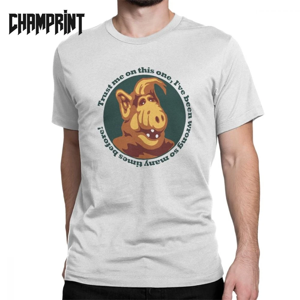 Alf Guru T-Shirt Men Tv Comedy Gordon Shumway Sitcom Cat Series Alien 100% Cotton Tee Shirt Short Sleeve T Shirt Plus Size
Alf Guru T-Shirt Men Tv Comedy Gordon Shumway Sitcom Cat Series Alien 100% Cotton Tee Shirt Short Sleeve T Shirt Plus Size