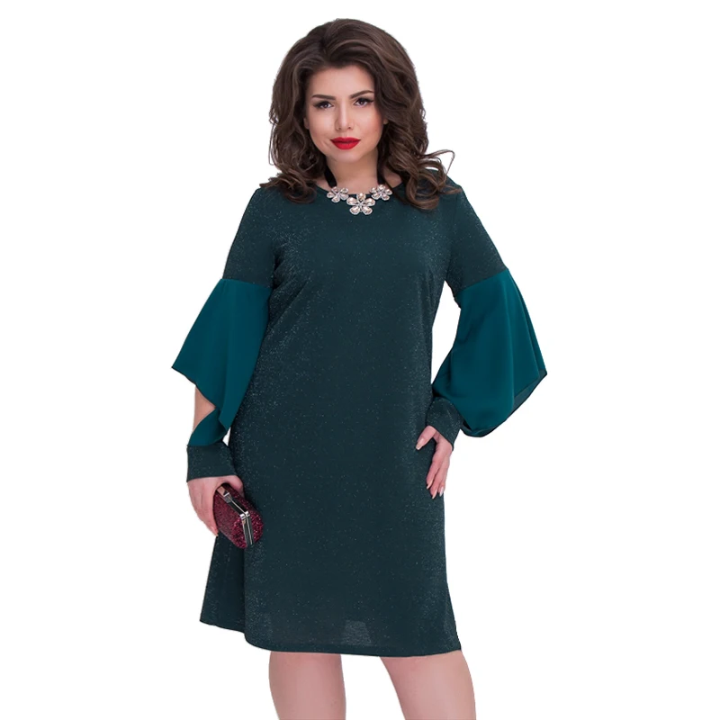 Plus Size Women Dress Sequin Party Dress Elegant Summer Dress Chiffon Patchwork 5XL 6XL Casual Midi Dress Robe Femme 2019
Plus Size Women Dress Sequin Party Dress Elegant Summer Dress Chiffon Patchwork 5XL 6XL Casual Midi Dress Robe Femme 2019