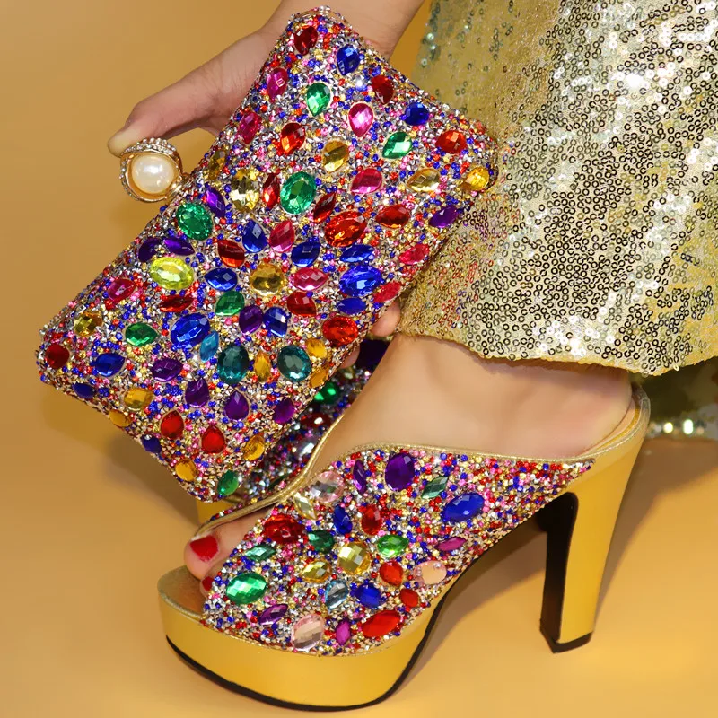Gold Shoes and Bag African Sets Italian lady shoes with Matching Bags Nigerian Women Shoes and Bag To Match for Party
Gold Shoes and Bag African Sets Italian lady shoes with Matching Bags Nigerian Women Shoes and Bag To Match for Party