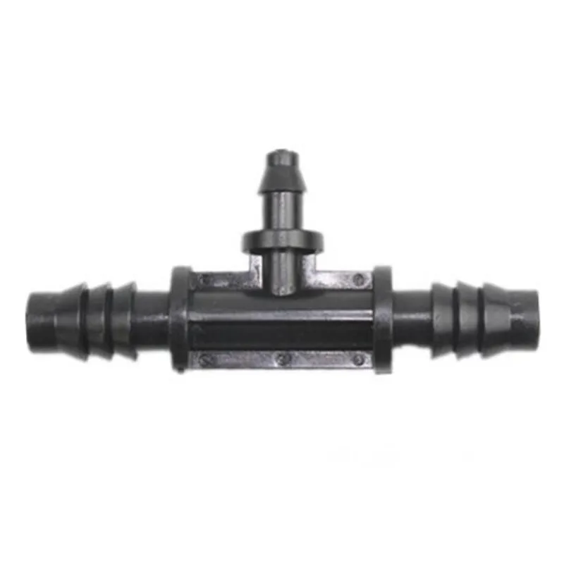50pcs/pack 3/8" To 1/4" Reducing Barbed Connector Tee Micro and Drip Irrigation Greenhouse Garden Watering Fittings U105
50pcs/pack 3/8" To 1/4" Reducing Barbed Connector Tee Micro and Drip Irrigation Greenhouse Garden Watering Fittings U105