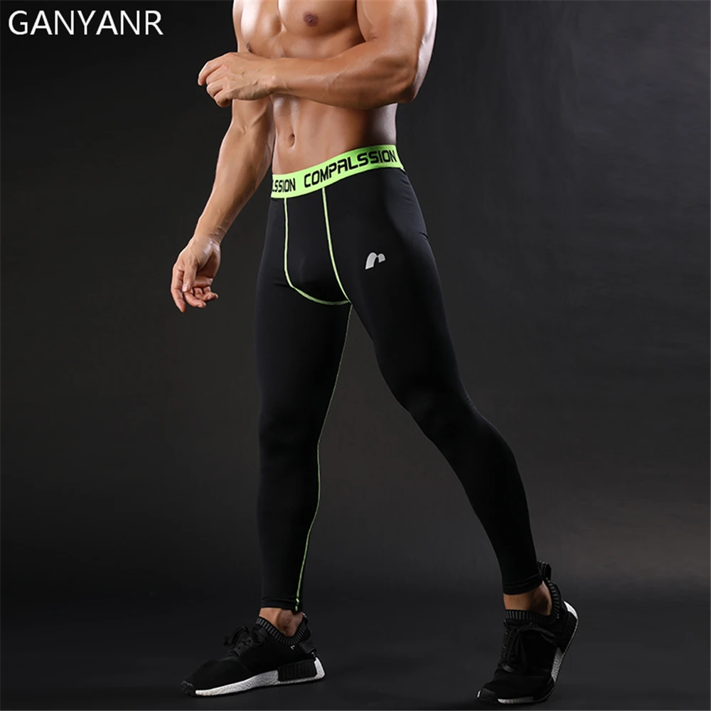 GANYANR Running Tights Men Yoga Basketball Sports Leggings Fitness Compression Pants Gym Athletic Jogging Training Soccer Skinny
GANYANR Running Tights Men Yoga Basketball Sports Leggings Fitness Compression Pants Gym Athletic Jogging Training Soccer Skinny