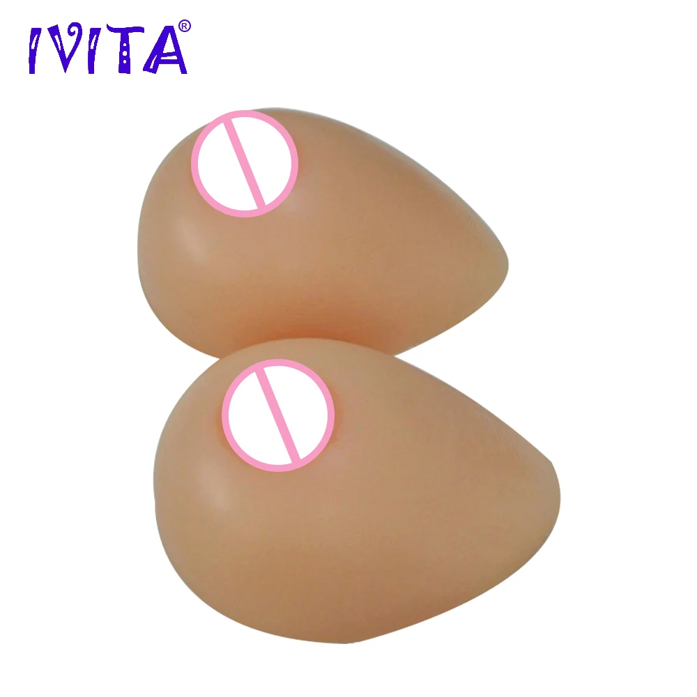 

IVITA 2800g Silicone Breast Forms Fake Boobs Artificial Breasts For Crossdresser Shemale Transgender Drag Queen Transvestite