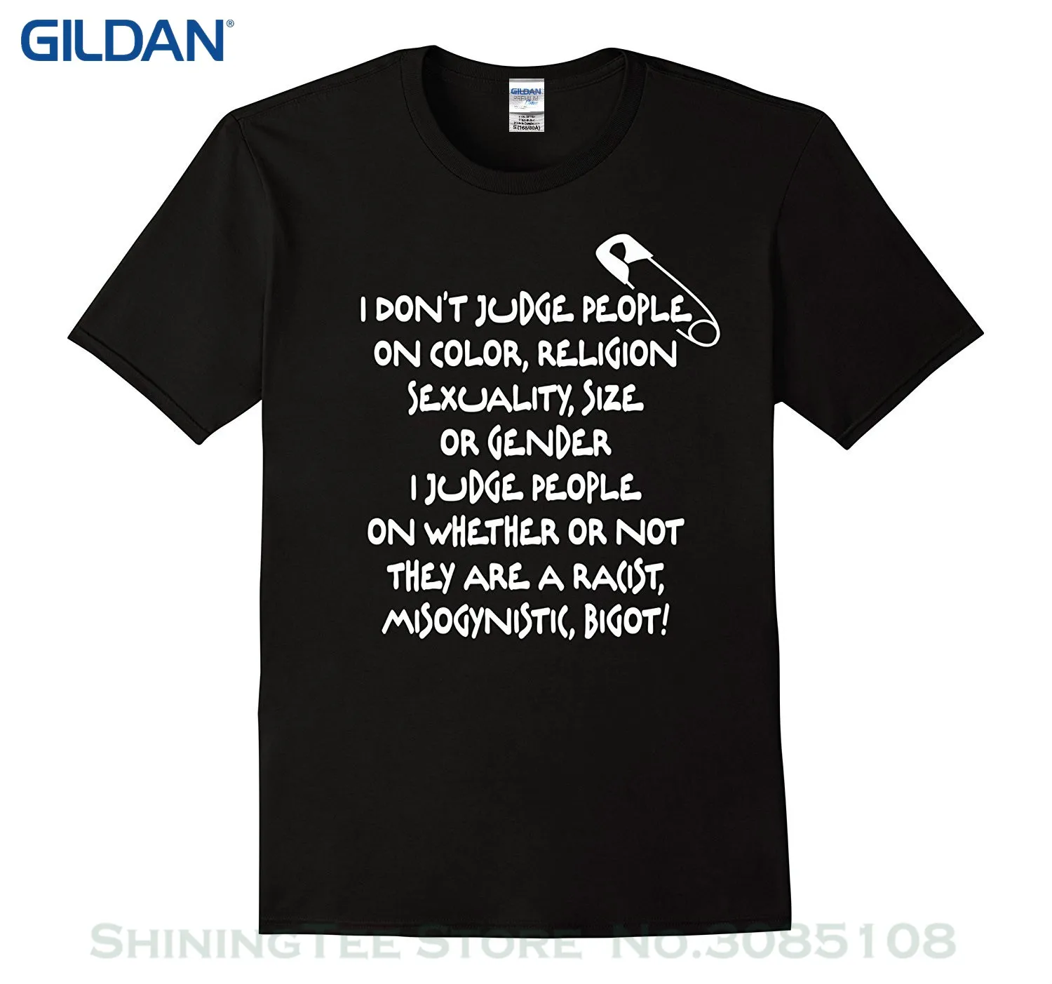 100 % Cotton Tee Shirt For Men Anti Racist Anti Trump Safe With Me Safety Pin T-shirt
100 % Cotton Tee Shirt For Men Anti Racist Anti Trump Safe With Me Safety Pin T-shirt