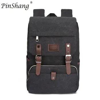 PinShang Men Retro Canvas Double Shoulder Backpack School Bags Large Capacity Travel Casual Bag Functional Versatile Bags ZK28
PinShang Men Retro Canvas Double Shoulder Backpack School Bags Large Capacity Travel Casual Bag Functional Versatile Bags ZK28