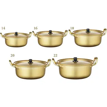 Ramen Pot Korean Style Kitchen Accessories Noodle Pot Tableware Yellow Aluminum Soup Pot Rapid Heating And Cooling Kitchen
Ramen Pot Korean Style Kitchen Accessories Noodle Pot Tableware Yellow Aluminum Soup Pot Rapid Heating And Cooling Kitchen