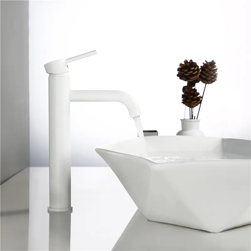 Luxurious High Boby Faucets Bathroom Faucet Round Matt Black White Brush Copper Gold Basin Mixer Tap Bathroom Vessl Sink Faucets
Luxurious High Boby Faucets Bathroom Faucet Round Matt Black White Brush Copper Gold Basin Mixer Tap Bathroom Vessl Sink Faucets