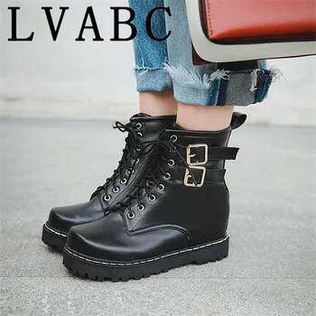 Winter Ankle Boots Pu Leather Women Boots Fashion Martin Boots Women Work Shoes Black Round Toe Lace-Up Women Shoes Female Boots
Winter Ankle Boots Pu Leather Women Boots Fashion Martin Boots Women Work Shoes Black Round Toe Lace-Up Women Shoes Female Boots