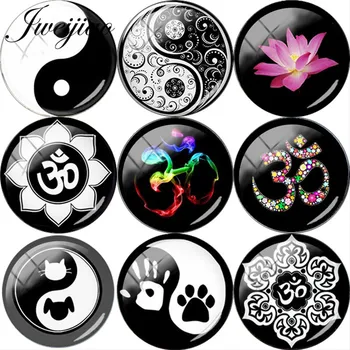 JWEIJIAO Yin-yang Yoga Symbols DIY Glass Cabochon Dome Bride Time Gems Demo Flat Back Making Findings 5pcs/lot drop shipping
JWEIJIAO Yin-yang Yoga Symbols DIY Glass Cabochon Dome Bride Time Gems Demo Flat Back Making Findings 5pcs/lot drop shipping