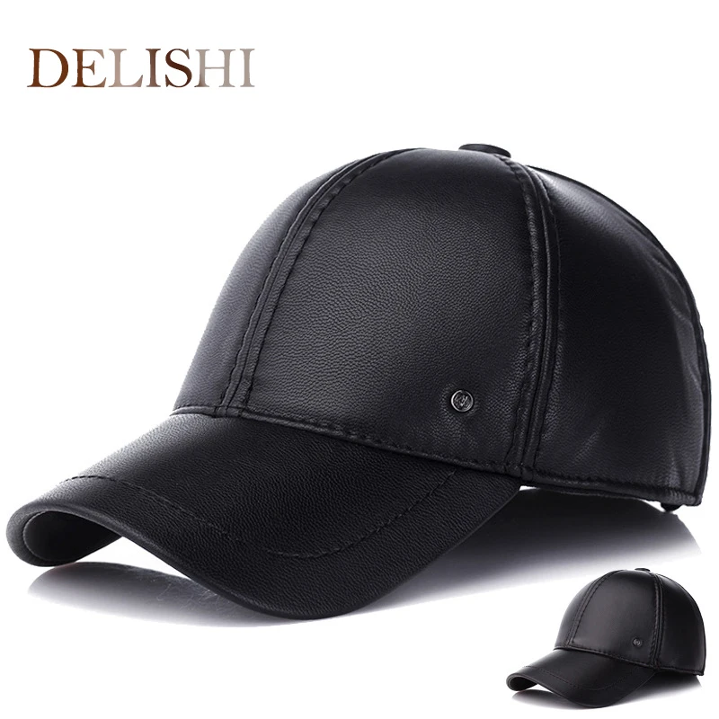New fashion autumn and winter thick warm baseball cap leather cap with ear men's all-match hat dad's cap
New fashion autumn and winter thick warm baseball cap leather cap with ear men's all-match hat dad's cap