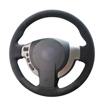Hand-stitched DIY Black Suede Car Steering Wheel Cover for Nissan Qashqai 2007-2013 X-Trail NV200 Serena Rogue Sentra 2007-2012
Hand-stitched DIY Black Suede Car Steering Wheel Cover for Nissan Qashqai 2007-2013 X-Trail NV200 Serena Rogue Sentra 2007-2012