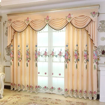 Embroidered Flowers Royal Villa Luxury European Full Sunshade Curtains Living Room Curtains Bedroom Curtains Curtains Kitchen
Embroidered Flowers Royal Villa Luxury European Full Sunshade Curtains Living Room Curtains Bedroom Curtains Curtains Kitchen