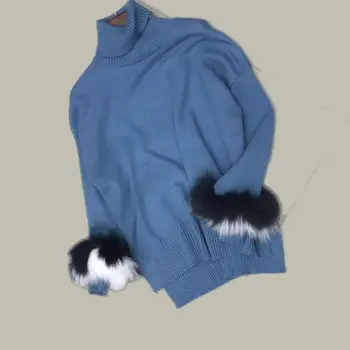 2018 Autumn Winter women Solid Sweaters Female Faux Fur Sleeve Casual Pullover Knitted Jumpers Ladies Warm Sweater r1566
2018 Autumn Winter women Solid Sweaters Female Faux Fur Sleeve Casual Pullover Knitted Jumpers Ladies Warm Sweater r1566
