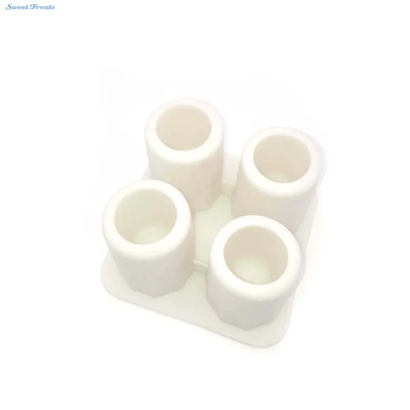 Резиновые кубики для льда в форме 4 чашек Sweettreats|ice tray|ice cube trayice shot tray |
