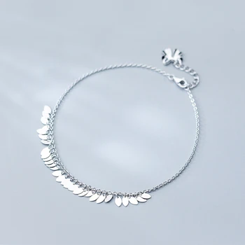 MloveAcc Fashion Leaves Anklet for Women Link Chain Bohemian 925 Sterling Silver Shoe Boot Chain Bracelet Foot Jewelry
MloveAcc Fashion Leaves Anklet for Women Link Chain Bohemian 925 Sterling Silver Shoe Boot Chain Bracelet Foot Jewelry