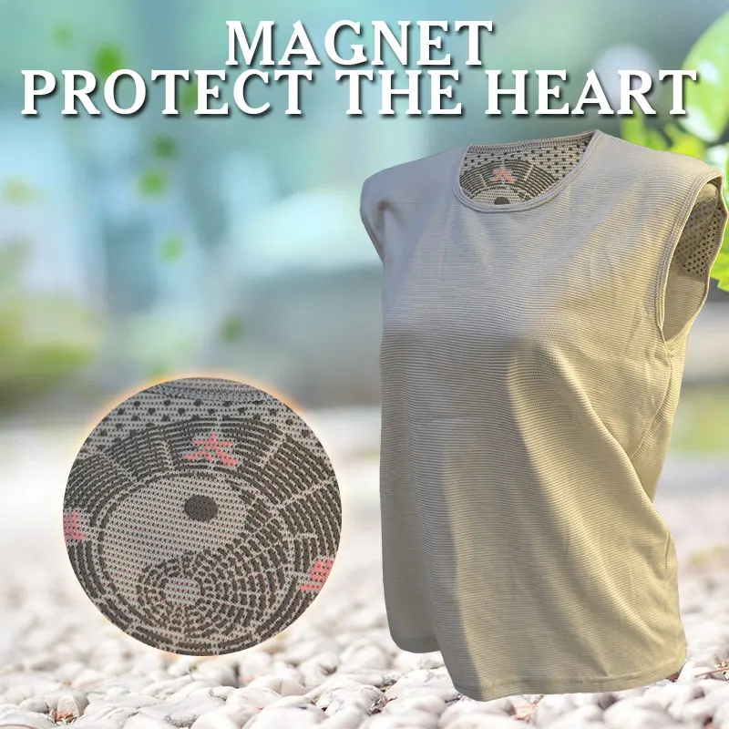 Women's Healthy Magnetic Vest Thermal Underwear Chinese Element Taiji Loose Soft Comfortable Self-Heating Vest Underwear 10009
Women's Healthy Magnetic Vest Thermal Underwear Chinese Element Taiji Loose Soft Comfortable Self-Heating Vest Underwear 10009
