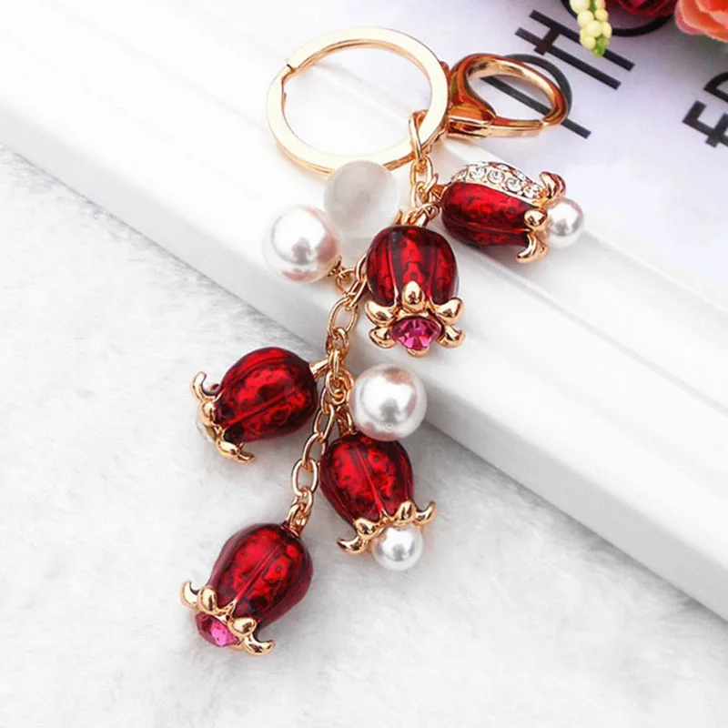 RE Crystal Rhinestone Gift Alloy Keychain Key Ring Women Handbag Car Keychain Tulip Beaded Jewelry Fashion gift trinket J2520
RE Crystal Rhinestone Gift Alloy Keychain Key Ring Women Handbag Car Keychain Tulip Beaded Jewelry Fashion gift trinket J2520