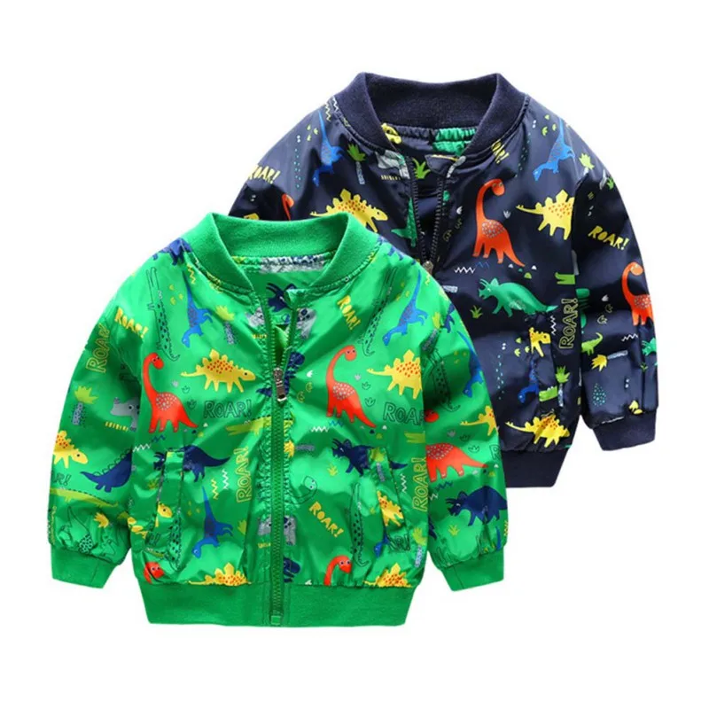 New Spring Toddler Girl Boy Cartoon Dinosaur Printing Coat Jackets Zipper Outfits with Pockets Jacket For Boys
New Spring Toddler Girl Boy Cartoon Dinosaur Printing Coat Jackets Zipper Outfits with Pockets Jacket For Boys