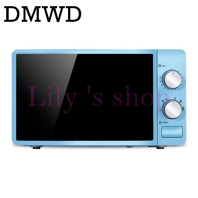 Image DMWD Household Microwave Oven Mini multifunctional Mechanical Timer Control Microwave Oven 20L 700W with 30 minutes timing