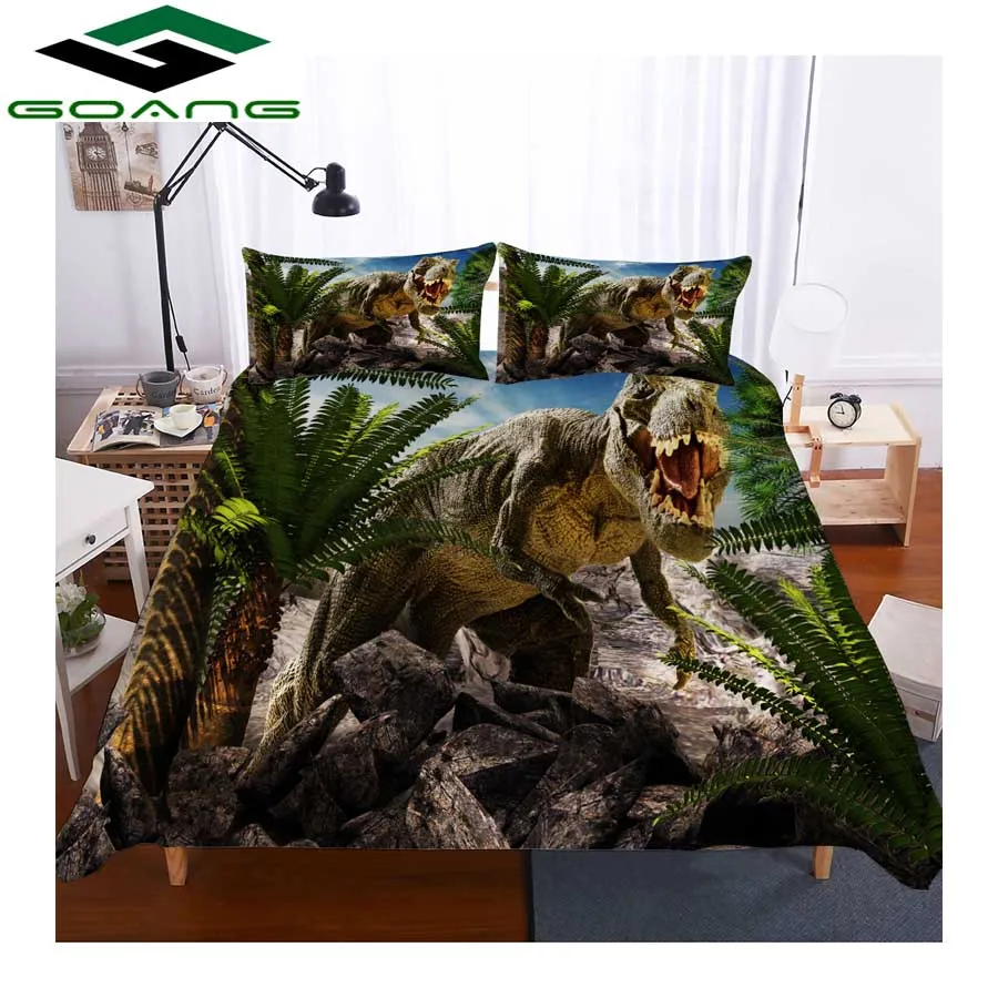 GOANG home textiles 3d bedding sets Duvet Covers and Pillowcases 3pcs kids bedding 3d digital printing dinosaur
GOANG home textiles 3d bedding sets Duvet Covers and Pillowcases 3pcs kids bedding 3d digital printing dinosaur