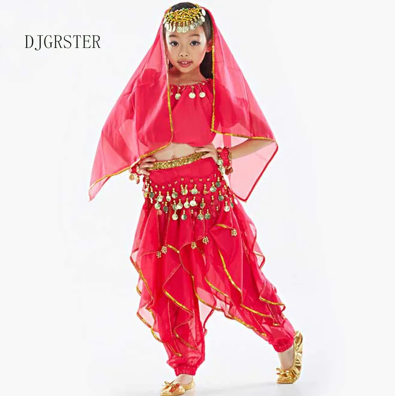 DJGRSTER New Kids Belly Dance Costume Indian Clothes Rose Red/Yellow/Red Girls belly Dance For Children Bollywood Dance Dress
DJGRSTER New Kids Belly Dance Costume Indian Clothes Rose Red/Yellow/Red Girls belly Dance For Children Bollywood Dance Dress