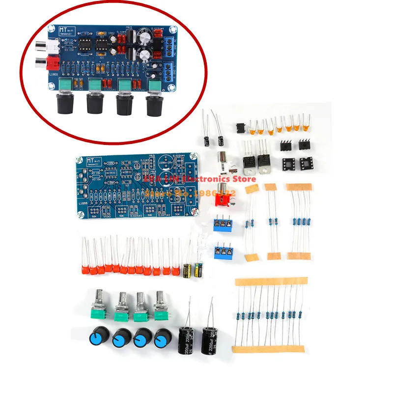 WS16 NE5532 HIFI OP-AMP Amplifier Volume Tone EQ Control Board Preamplifier DIY Kits
WS16 NE5532 HIFI OP-AMP Amplifier Volume Tone EQ Control Board Preamplifier DIY Kits