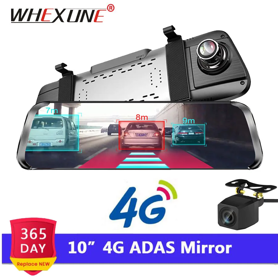 WHEXUNE 10 Inch 4G Android Rearview Mirror DVR 1080P Dash Camera GPS Navigation ADAS Night vision Dual Lens Car video recorder
WHEXUNE 10 Inch 4G Android Rearview Mirror DVR 1080P Dash Camera GPS Navigation ADAS Night vision Dual Lens Car video recorder