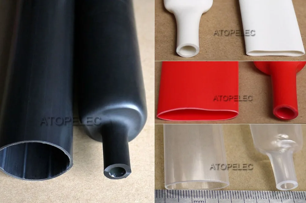 39mm Diameter Adhesive Glue Lined 3:1 Heat Shrink Tubing Dual Wall Waterproof ROHS UL Selectable Color
39mm Diameter Adhesive Glue Lined 3:1 Heat Shrink Tubing Dual Wall Waterproof ROHS UL Selectable Color