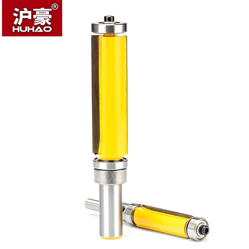 HUHAO 1pc 1/2" Shank Woodworking Router Bits Burrs Cutter Wood Milling Cutter CNC Tool Straight Trimming With Double Bearing
HUHAO 1pc 1/2" Shank Woodworking Router Bits Burrs Cutter Wood Milling Cutter CNC Tool Straight Trimming With Double Bearing