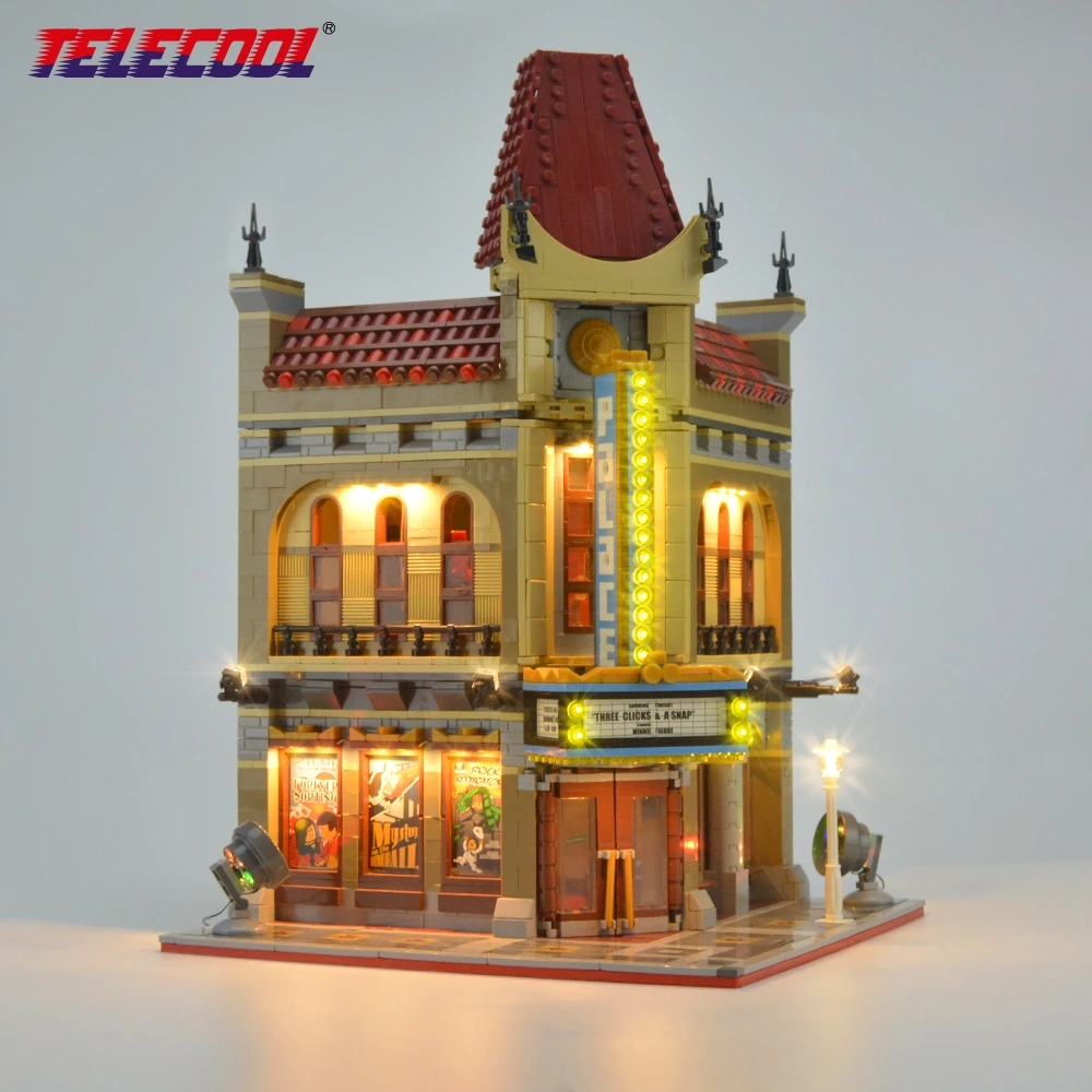TELECOOL LED Light Up kit (Only Light Set) For Creator City Street Palace Cinema 10232 Light Set (NOT Include The Model)
TELECOOL LED Light Up kit (Only Light Set) For Creator City Street Palace Cinema 10232 Light Set (NOT Include The Model)