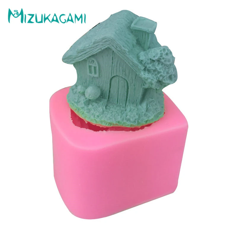 3D Stereo House Cabin Modeling Fondant Liquid Silicone Mold Soap Soap Candle Mold Gypsum Epoxy Cake Decorating Mold MI-00698
3D Stereo House Cabin Modeling Fondant Liquid Silicone Mold Soap Soap Candle Mold Gypsum Epoxy Cake Decorating Mold MI-00698
