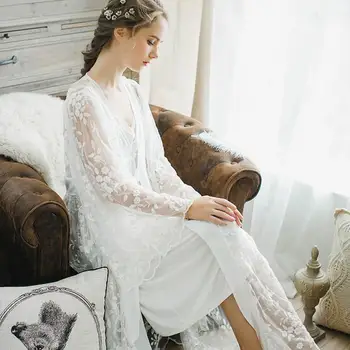 2018 summer sexy nightdress two pieces sets soft beautiful printing lace straps robe sleepwear cotton ladies home service L675
2018 summer sexy nightdress two pieces sets soft beautiful printing lace straps robe sleepwear cotton ladies home service L675