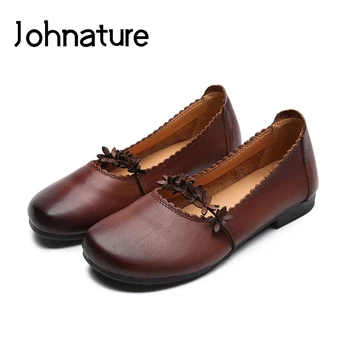 Johnature 2020 New Spring/Autumn Genuine Leather Casual Round Toe Solid Retro Slip-on Flower Fashion Women Shoes
Johnature 2020 New Spring/Autumn Genuine Leather Casual Round Toe Solid Retro Slip-on Flower Fashion Women Shoes