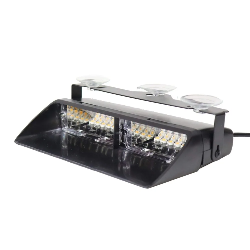 12V 16 LED S2 Viper Signal Car Truck Windshield Strobe warning light Police LED Flashing emergency Lights Day Running Flash lamp
12V 16 LED S2 Viper Signal Car Truck Windshield Strobe warning light Police LED Flashing emergency Lights Day Running Flash lamp