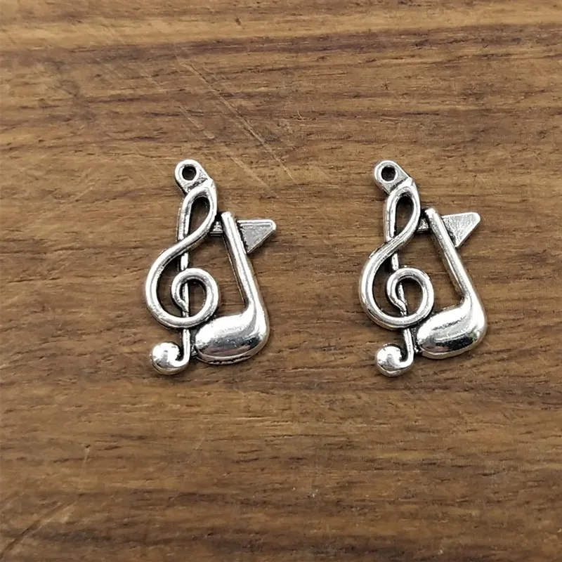 10pcs Charms lovely musical note 14*20mm Tibetan Silver Plated Pendants Antique Jewelry Making DIY Handmade Craft
10pcs Charms lovely musical note 14*20mm Tibetan Silver Plated Pendants Antique Jewelry Making DIY Handmade Craft