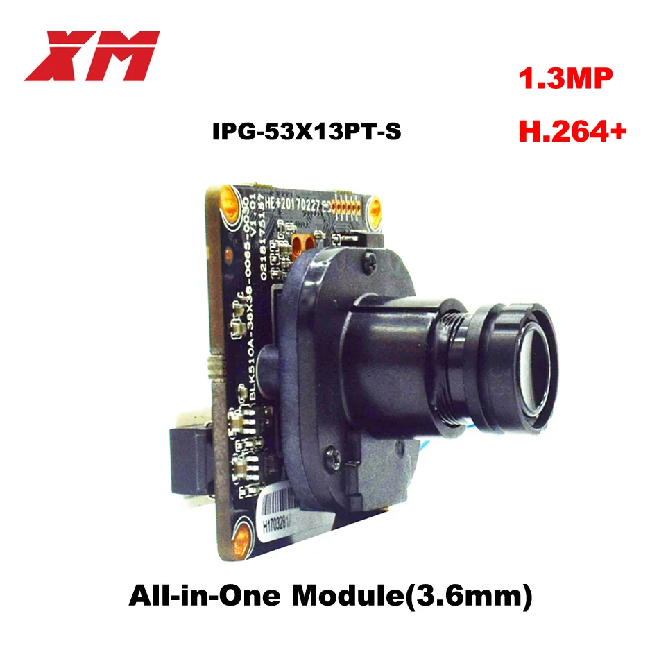 XM Новое поступление мегапиксельная 1 3 ip-камера зарядная Модульная плата 960 P