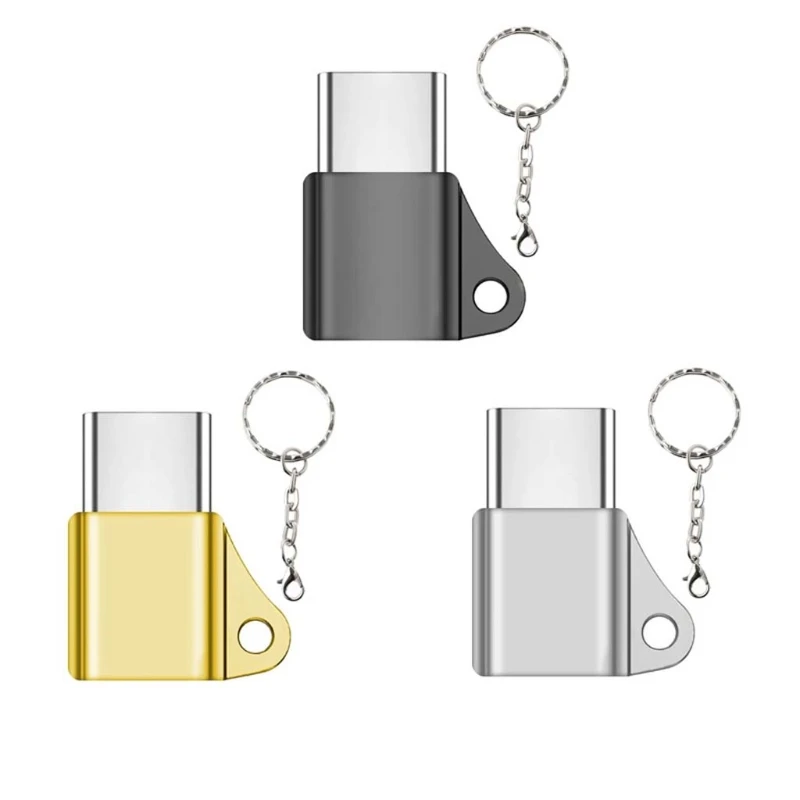 Portable mini USB C 3.1 Type C Male to Micro USB Female Converter Connector with anti-loss Keychain For Phone
Portable mini USB C 3.1 Type C Male to Micro USB Female Converter Connector with anti-loss Keychain For Phone
