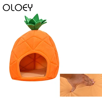 Halloween Pet Cat Sleeping Bed Pineapple Fruit Styling Warm Soft Removeable Kennel Nest for Puppy Cat Dog House Mat Tent
Halloween Pet Cat Sleeping Bed Pineapple Fruit Styling Warm Soft Removeable Kennel Nest for Puppy Cat Dog House Mat Tent