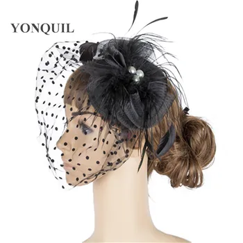 charming vintage black crinoline fascinator headwear colorful mesh cocktail headpiece nice event hat suit for all season MYQ050
charming vintage black crinoline fascinator headwear colorful mesh cocktail headpiece nice event hat suit for all season MYQ050
