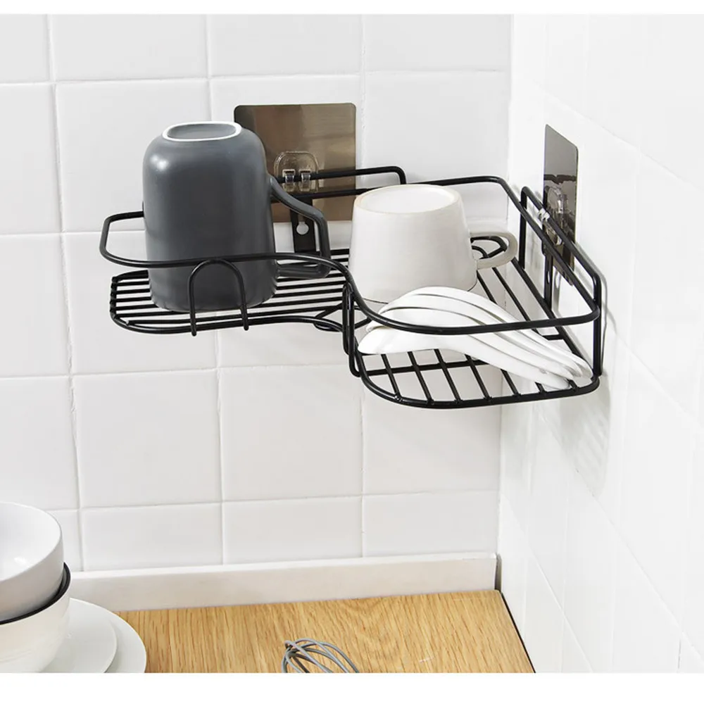 kitchen organizer Plastic kitchen Storage Rack Trace Free Hanging Iron Triangulation Storage Rack Bathroom Storage Rack W509
kitchen organizer Plastic kitchen Storage Rack Trace Free Hanging Iron Triangulation Storage Rack Bathroom Storage Rack W509