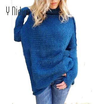 Women Pullovers Winter Warm Turtleneck Sweater Female Long Full Sleeve Loose Crochet Knit Jumper With Half Glove Pullover Roupas
Women Pullovers Winter Warm Turtleneck Sweater Female Long Full Sleeve Loose Crochet Knit Jumper With Half Glove Pullover Roupas
