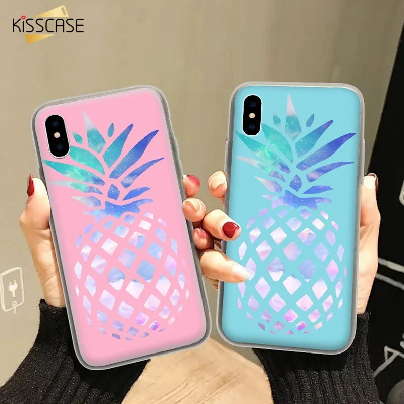 KISSCASE ананас ТПУ чехол для телефона Redmi 5 plus Note 4X ультра тонкий мягкий силиконовый