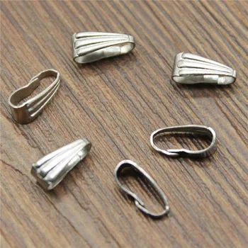 100pcs 9x4mm 6x3mm Stainless Steel Clasps Pinch Clips Bails Charm Melon Seeds Buckle Pendant DIY Connectors Jewelry Findings
100pcs 9x4mm 6x3mm Stainless Steel Clasps Pinch Clips Bails Charm Melon Seeds Buckle Pendant DIY Connectors Jewelry Findings