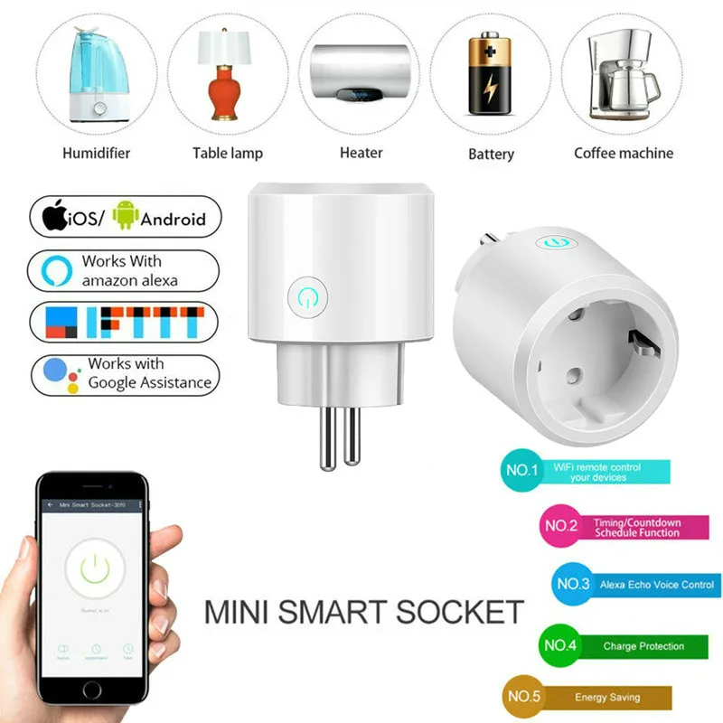 Antkue Smart UK/US/EU Plug Wireless WIFI Remote Control Socket Voice Control Homekit Support Alexa Google Home
Antkue Smart UK/US/EU Plug Wireless WIFI Remote Control Socket Voice Control Homekit Support Alexa Google Home