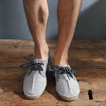 ARUONET Canvas Shoes Men Espadrilles Summer Casual Shoes Men's Lightweight Fisherman Shoes Slip On Shoes Men Chausure Homme
ARUONET Canvas Shoes Men Espadrilles Summer Casual Shoes Men's Lightweight Fisherman Shoes Slip On Shoes Men Chausure Homme
