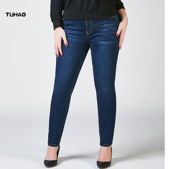 Plus Size 7XL 8XL 2018 Spring High Waist Black Blue Women's Jeans Skinny Office Pencil Pants Female Elastic Trousers PT16
Plus Size 7XL 8XL 2018 Spring High Waist Black Blue Women's Jeans Skinny Office Pencil Pants Female Elastic Trousers PT16