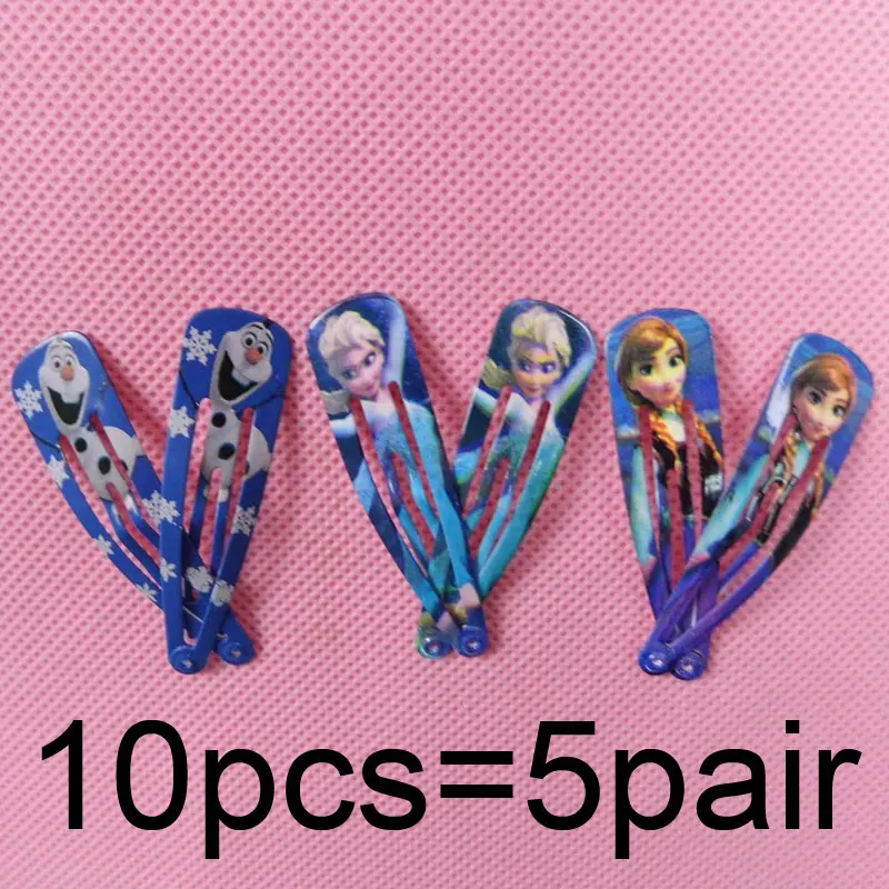 10 pcs/lot Elsa Anna Olaf Hair Clip Hair Accessories Children baby Girls 5cm Hairpins Accessories 5 pair
10 pcs/lot Elsa Anna Olaf Hair Clip Hair Accessories Children baby Girls 5cm Hairpins Accessories 5 pair
