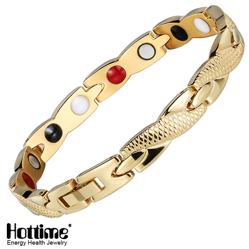 Hottime Couple Luxury 316L Stainless Steel Healthy Magnetic Bracelet for Women Men Power Therapy Magnets Bracelets & Bangles
Hottime Couple Luxury 316L Stainless Steel Healthy Magnetic Bracelet for Women Men Power Therapy Magnets Bracelets & Bangles