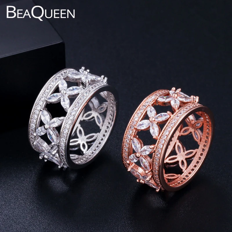 BeaQueen брендовые новые розовые золотые цветочные искусственные Обручальные Дубай