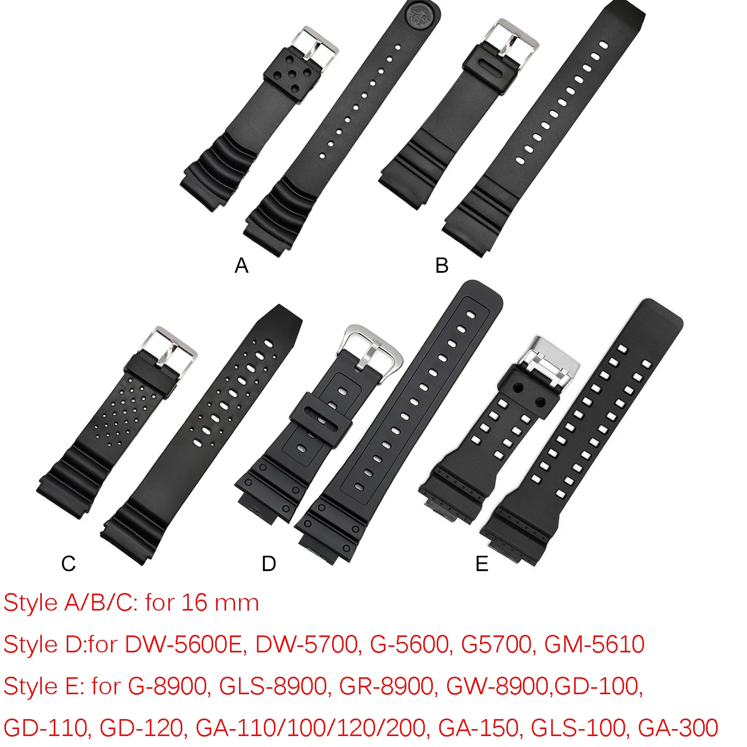 Gosear Replacement Watch Band Strap Belt Adjustable Resin Rubber Bracelt Watchband for Casio G-Shock Watch Accessories Gadgets
Gosear Replacement Watch Band Strap Belt Adjustable Resin Rubber Bracelt Watchband for Casio G-Shock Watch Accessories Gadgets
